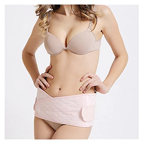 ZJCUNEUR Postparto Mujeres Embarazadas Adecuado para Correa de Hueso pélvica Baja del Dolor de Dolor de Abdomen Bella pélvica (Color : Rosado, Size : L)