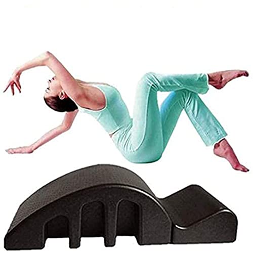 ZLZNX Pilates Spine Supporter Yoga cuña Spine Corrector Alivio del Dolor de Espalda Equilibrada Masaje Arco del Cuerpo Bed Corrección de Cifosis Cervical Aparatos de Ejercicios de Yoga