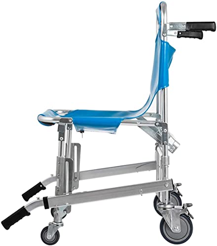 ZYYH Silla de Escalera Silla de Escalera Ligera de Aluminio para Ambulancia, Bombero, evacuación de Emergencia, Elevador médico, Silla de Transporte (350 LB de Capacidad)