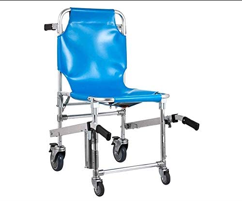 ZYYH Silla de Escalera Silla de Escalera Ligera de Aluminio para Ambulancia, Bombero, evacuación de Emergencia, Elevador médico, Silla de Transporte (350 LB de Capacidad)