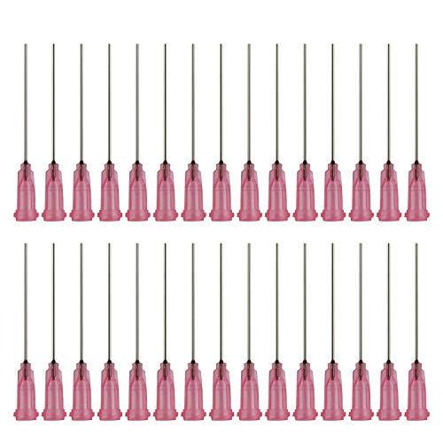 100pack Blunt Tip Needles para Experimentos, Uso industrial (20G-0.9 * 38mm) Agujas de punta roma, aguja roma, agujas dispensadoras de plástico industrial, punta roma