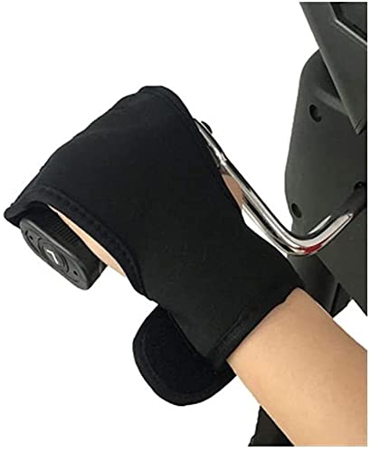 Anti-espasticidad dedo entablillado, Guantes de Rehabilitación de ayuda respirable cómodo el agarre de dedo entablillado Stroke hemiplejía Formación Equipo de Rehabilitación de bicicletas Apoyo de muñ