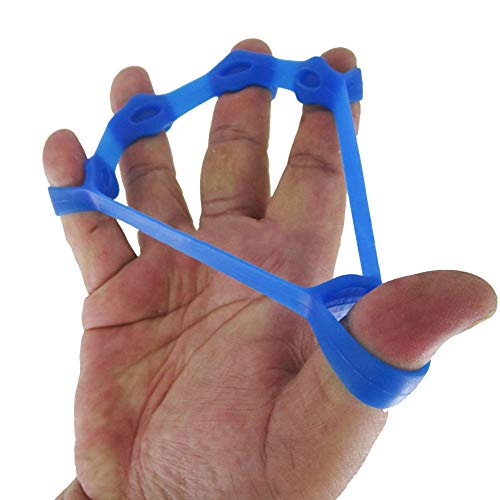 Boolavard Extensor de mano para ejercitador de dedos con agarre de dedos, fortalecedor de fuerza y agarre para artritis, túnel carpiano, ejercicio, guitarra y escalada en roca, 3 piezas