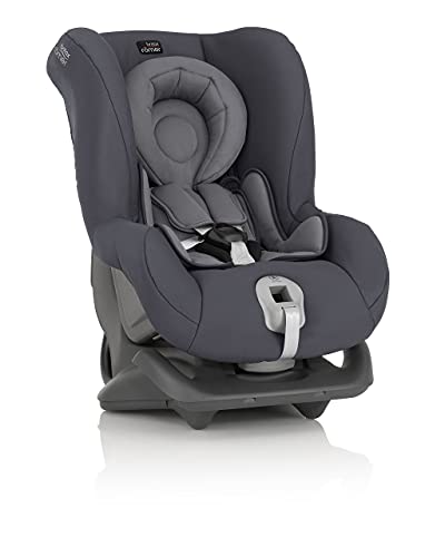 BRITAX RÖMER Silla Coche FIRST CLASS PLUS Instalación con Cinturón de Seguridad Niño de 0 a 18 kg Grupo 1 desde el Nacimiento hasta los 4 Años, Storm Grey