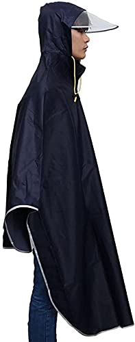 Chubasquero mujer chubasquero hombre poncho lluvia Chaqueta impermeable para mujer para hombre, capa para lluvia, poncho, con capucha, impermeable, para lluvia, para movilidad, para scooter, para exte