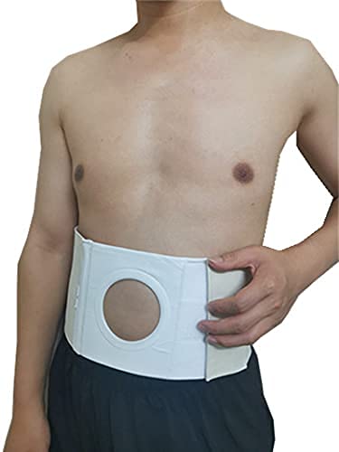 Cinturón Para Hernias Unisex De Ostomía Abdominal, Para Prevenir La Hernia Paraestomal, Cinturones De Soporte De Ostomía Médica Con Orificio De 3.14"para Colostomía Para Pacientes