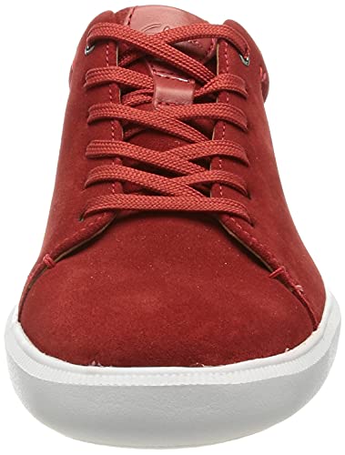 Clarks Cambro Low, Zapatillas Hombre, Red Suede, 44 EU