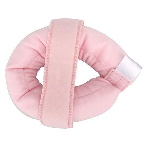 Cojín antiescaras para evitar la úlcera de la cama, ligero para uso en la oficina para mantener el cuerpo para uso en el hogar para la cabeza de la muñeca de la pierna (rosa, S)