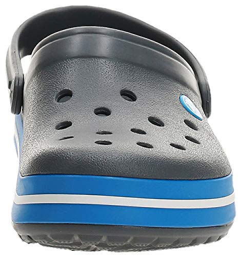 Crocs Crocband Unisex Adulta Zuecos, Gris (Charcoal/Ocean), 38/39 EU