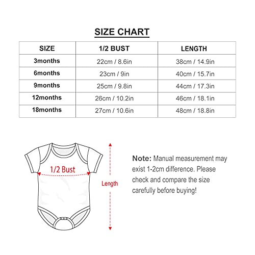 DKISEE Enviado con un beso por mi abuelo en el cielo Body de bebé de manga corta algodón blanco bebé mono 6-9 meses, og79rlrlhv9e