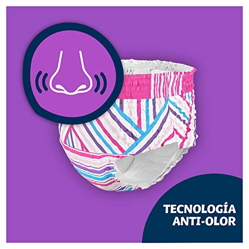 Dodot Pañales HappyJama para Niña 8 -12 Años (27-57 kg), 52 Unidades, Pañal con Protección Anti-Fugas Durante la Noche