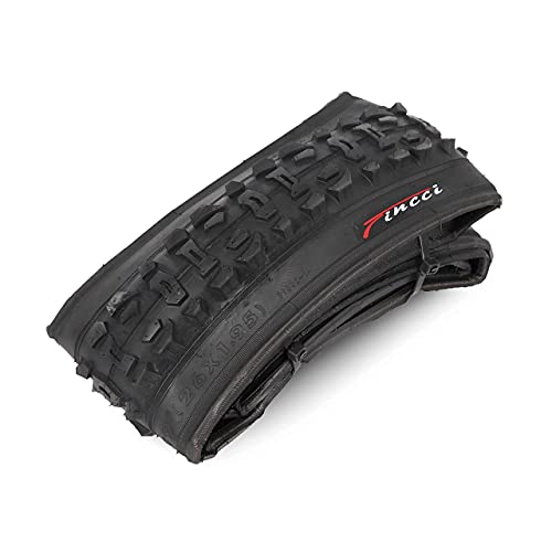 Fincci Set Par 26 x 1,95 Pulgadas 53-559 Plegable Cubiertas con Cámaras de Aire Schrader Válvula Interior para MTB Montaña Hibrida Bici Bicicleta (Paquete de 2)