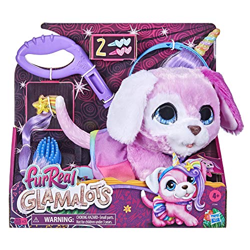 furReal Glamalots - Mascota de Juguete interactiva - 7 Accesorios - para niños y niñas de 4 años en adelante