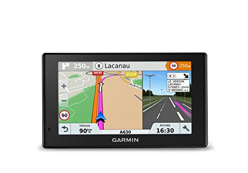 Garmin Drive 5 Plus MT-S - Navegador GPS para Coche, 5 Pulgadas, mapas de Europa 46 países, mapas de mapas, tráfico, Zonas de Peligro para la Vida, Wi-Fi Integrado