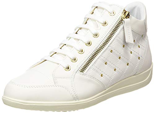 Geox D Myria G, Zapatillas Mujer, Blanco Crudo, 40 EU