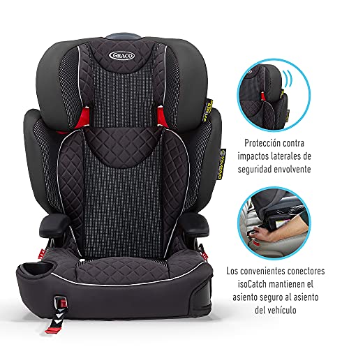 Graco Affix, Silla de coche grupo 2/3, negro