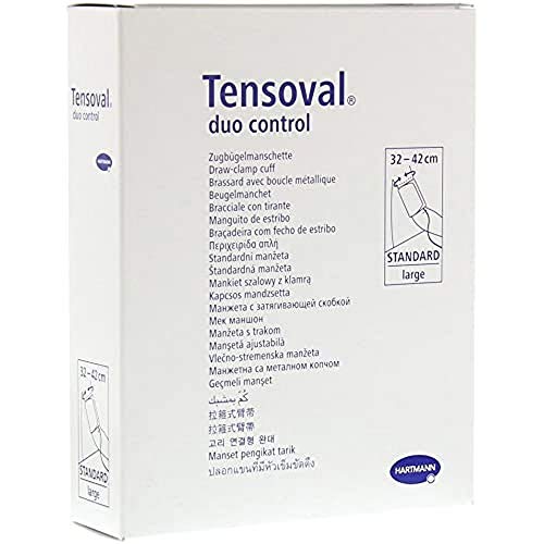 Hartmann Tensoval Duo Control II - Tensiómetro automático para medición en el brazo (32-42 cm, tamaño pequeño) Negro, Estándar (1623690)