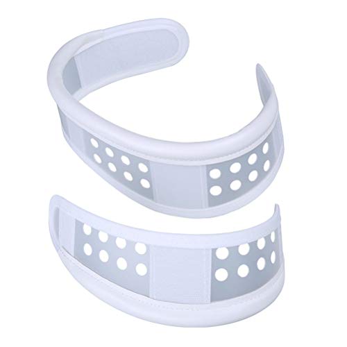 HEALIFTY Soporte para el cuello Brace, cuello cervical ajustable para aliviar el dolor de cuello L (blanco)