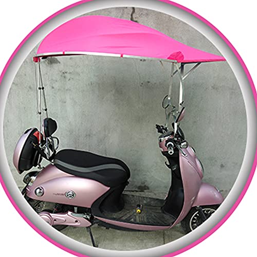 HJZY Scooter Umbrella Parasol para Scooter De Movilidad, Toldo con Dosel Capota De Coche EléCtrico Ajustable En Altura Ventanas De Apertura Frontal, Dosel para Movilidad