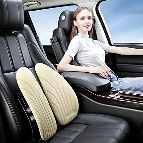 HYJBGGH Almohada De Apoyo Lumbar, Almohada Lumbar Universal para Silla De Oficina Four Seasons, Asiento De Automóvil Cómodo Y No Congestionado, Diseño Ergonómico para Aliviar El Dolor De Espalda