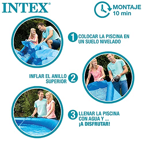 Intex 28120NP - Piscina hinchable intex easy set 3853 l sin depuradora