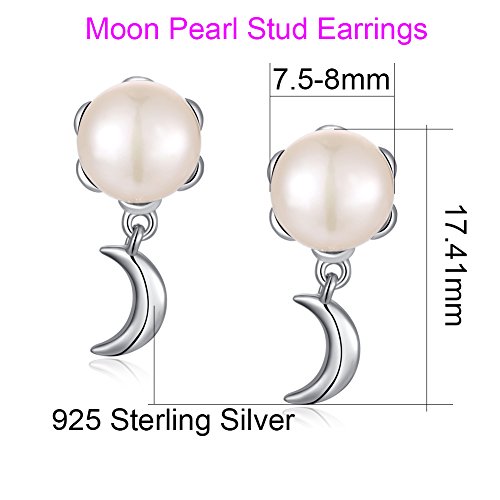 jiamiaoi 925 Sterling Silber perla