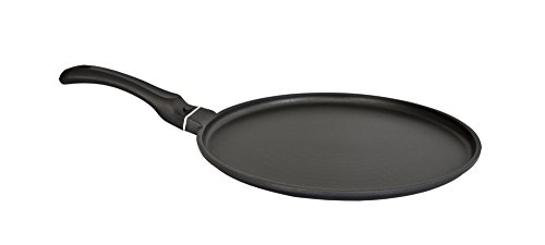 Kopf sartén para Crepes Marra (Aluminio Fundido, 28 cm, Revestimiento ILAG, inducción) Incl. esparcidor de Masa