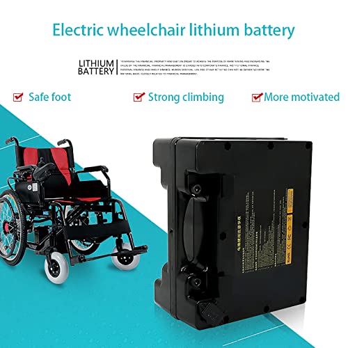 LONGRING Lifepo4 24V 12Ah 14Ah 20Ah Batería De Litio Batería De Silla De Ruedas Eléctrica Celda Adecuada para Bicicletas Eléctricas, Hogar, Scooter de Ancianos Recargable + Cargador De 5 A,24v 20ah