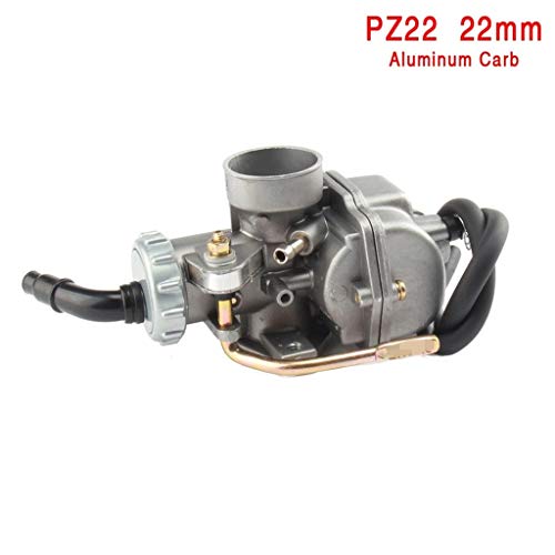 love lamp Carburador Aluminio Carb 22mm PZ22 carburador Compatible con Taotao SSR Orion 70cc 90cc 100cc 110cc 125cc Compatible con la Bicicleta de Tierra ATV Quad 4 Wheeler Go Karts Engine