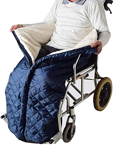 Manta Para Silla De Ruedas, Manta Para Piernas, Saco Para Silla De Ruedas Para Adultos, Saco Para Silla De Ruedas Con Forro Polar Impermeable Y Cómodo Para Sillas Ruedas Eléctricas/Manuales