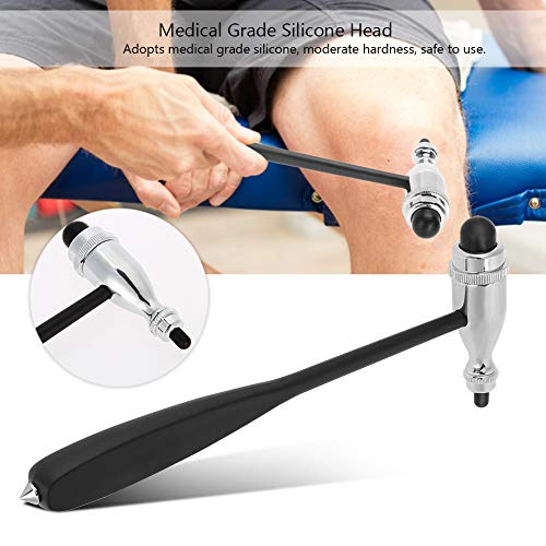 Martillo neurológico médico Martillo de reflejos musculares con mango ergonómico Martillo de percusión para diagnóstico y pruebas de reflejos neurológicos