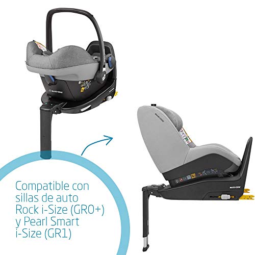 Maxi-Cosi FamilyFix2 Base para Silla de Coche, Permiten Viajar de Contramarcha desde Nacimiento hasta los 4 Años, Uso con Maxi-Cosi Pebble Plus, Rock y Pearl Smart i-Size