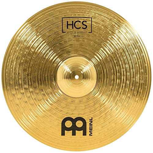 Meinl Cymbals HCS 20" (50,8cm) Ride para batería – Acabado Tradicional Latón, Made in Germany (HCS20R)