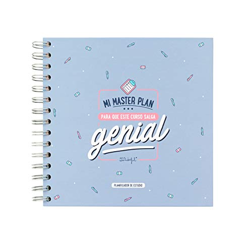 Mr. Wonderful Planificador de Estudio-Mi Master Plan para Que Este Curso salga Genial, Multicolor, 0