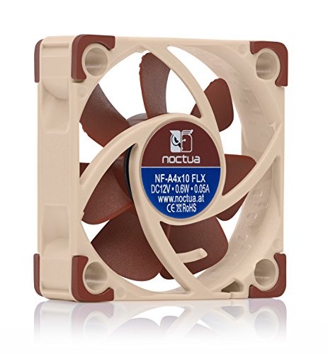 Noctua NF-A4x10 FLX, Ventilador Silencioso de Gran Calidad, 3 Pines (40x10 mm, Marrón)