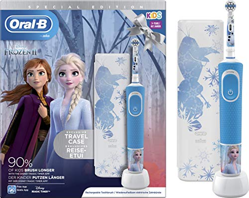 Oral-B Kids - Cepillo de dientes eléctrico de Frozen 2