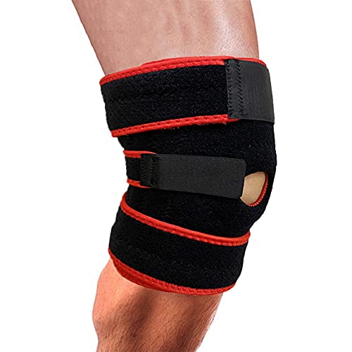 Oture Rodillera Menisco Ligamento, Soporte Rotuliano Ajustable Unisex con Tira de Silicona Antideslizante, Apto Para Running, Gimnasio, Baloncesto y Béisbol Para Prevenir la Artritis de Rodilla