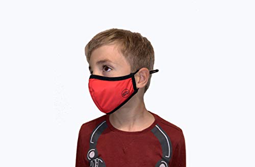 Pack Mascarillas Higiénicas de Tela Reutilizable Homologadas - Infantil Rojo/Negro/Azul