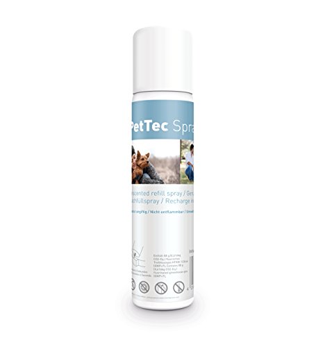 PetTec Spray Made in Germany, Lata de Repuesto para Collares de Entrenamiento, Seguro para Perros y Personas, Respetuoso del Medio Ambiente y Antialérgico, Set de 1 o 3, 75 ml, Citronela o Neutro