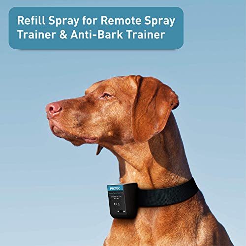 PetTec Spray Made in Germany, Lata de Repuesto para Collares de Entrenamiento, Seguro para Perros y Personas, Respetuoso del Medio Ambiente y Antialérgico, Set de 1 o 3, 75 ml, Citronela o Neutro