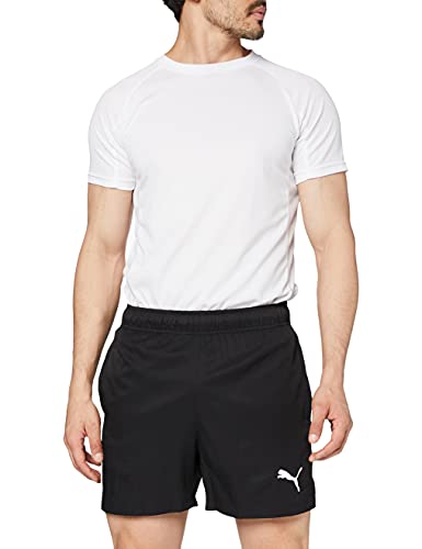 PUMA Active Woven Short 5` Pants, Hombre, Puma Black, L