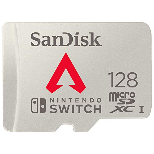 SanDisk microSDXC UHS-I Tarjeta para Nintendo Switch 128GB - Edición Apex Legends, Producto con Licencia de Nintendo