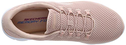 Skechers Summits, Zapatillas Mujer, Rosado (Ros Black Mesh/Trim), 39 EU