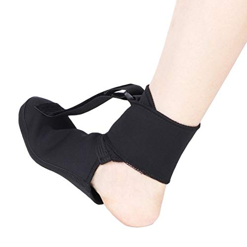 Tobilleras Para Esguince Fascitis plantar Noche férula caída del pie Ortesis Brace elástico ajustable soporte for el tobillo del talón del tobillo for el arco del pie Dolor Tobilleras ( Size : M )