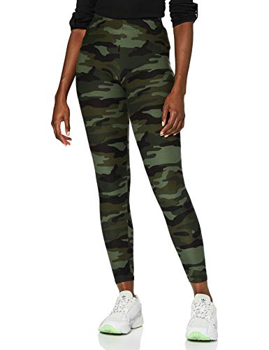 Urban Classics Ladies Camo, Mallas, para Mujer, Verde (Wood Camo), L