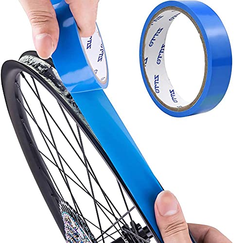 Vacío Cinta De Sellado De Tubo Interior Tinta De Bicicleta Azul Banda De La Tira De La Tira De La Rima Sin Cámara Para La Rueda Del Tubo De Fibra Rueda De Montaña Bicicleta Bicicleta De La Bicicleta