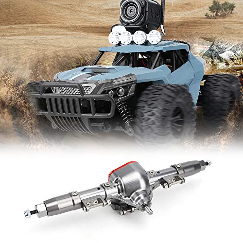 VGEBY Conjunto de Eje RC, Accesorios de Oruga RC Accesorios de actualización de Conjunto de Eje de Metal Aptos para Oruga Todoterreno AXIAL SCX10 4WD RC(Rojo)