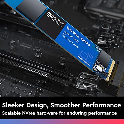 WD Blue SN550 1 TB NVMe SSD, Gen3 x4 PCIe, M.2 2280, 3D NAND