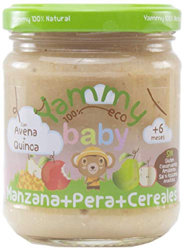 Yammy Primeras Frutas - Pack de 12 Potitos Ecológicos para Bebés, 2340 g