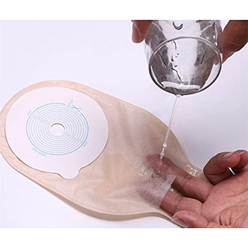 1 0pcs Bolsas de colostomía ostomía desechable de la colostomía Ostomía desechable de un solo uso de la bolsa for el cuidado del estoma illeostomy colostomía de la ileostomía for evitar el kit de inco